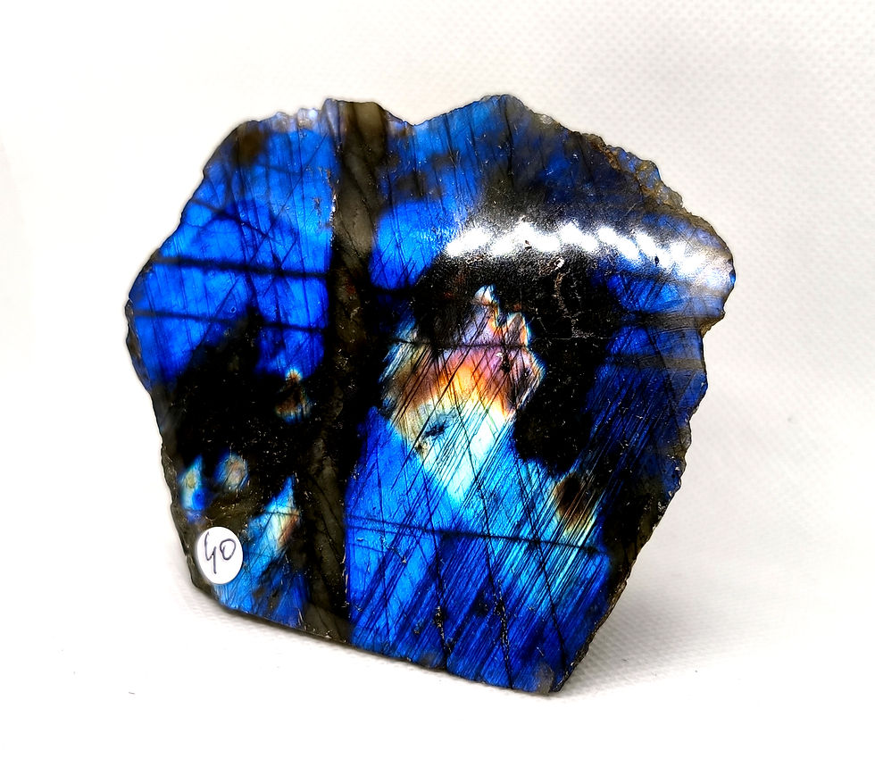 Labradorite druse une face polie (LFP15)