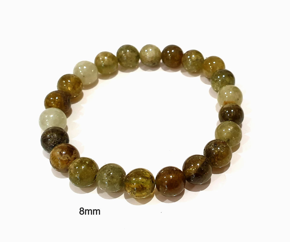 Bracelet Grenat Vert