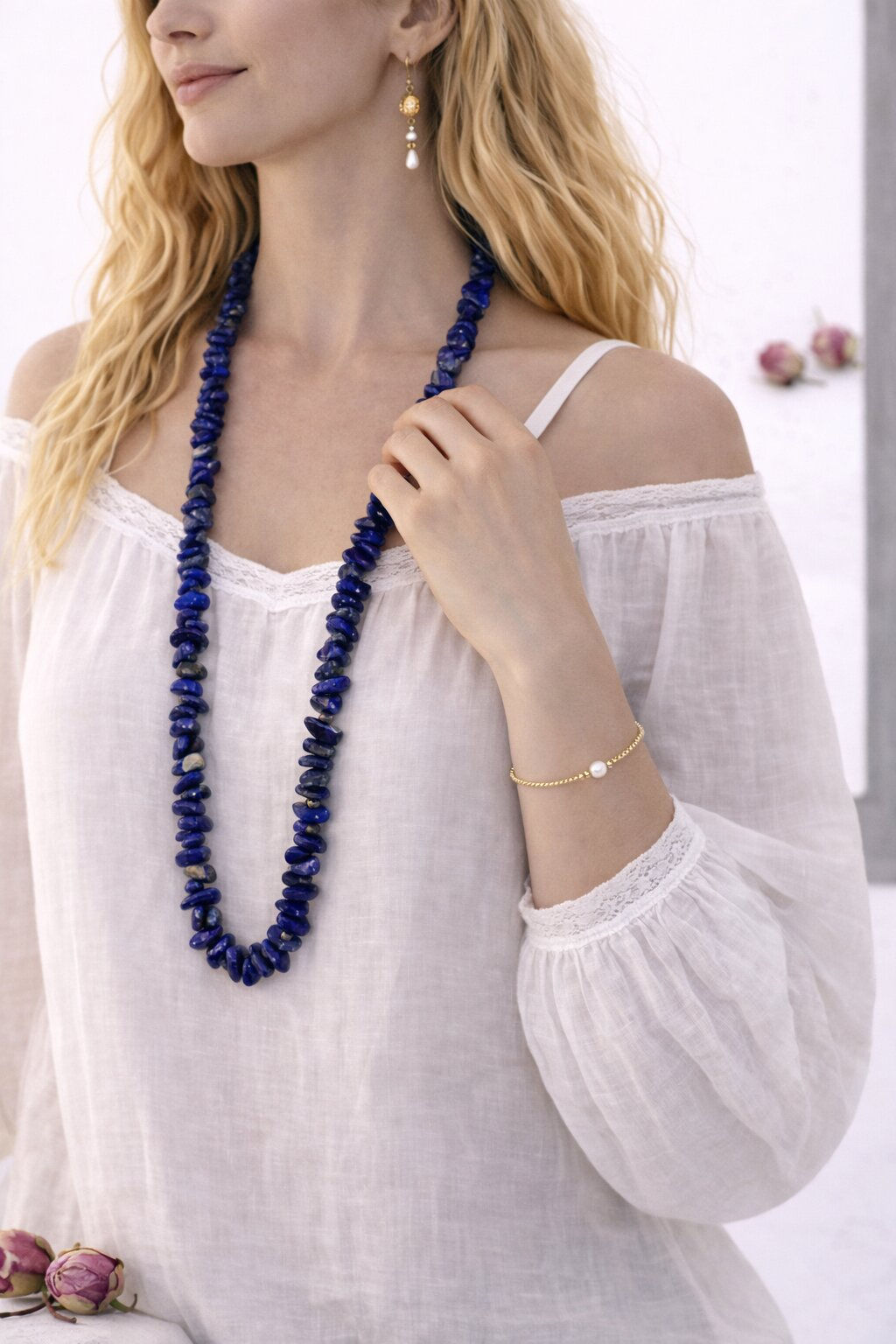 Collier Baroque Lapis-Lazuli