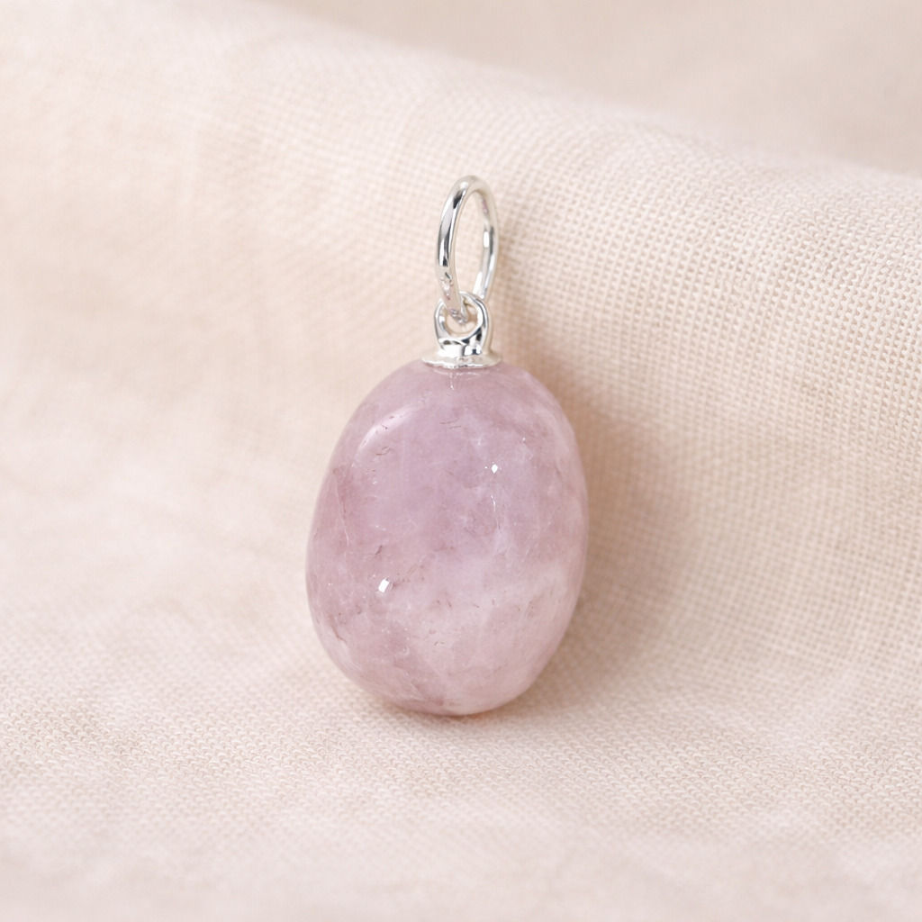 Pendentif Kunzite roulée