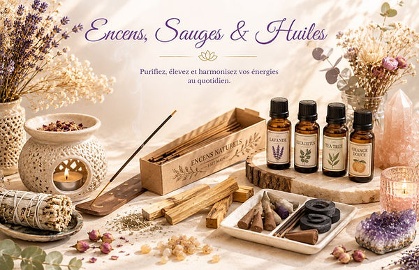 Encens, sauges & huiles