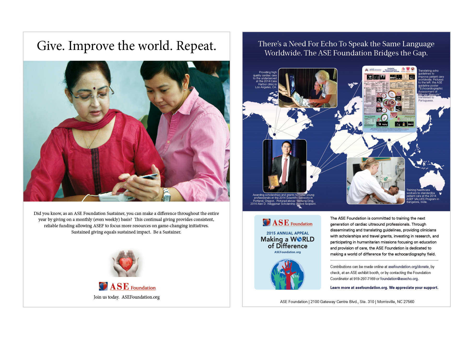 ASE Foundation print ads