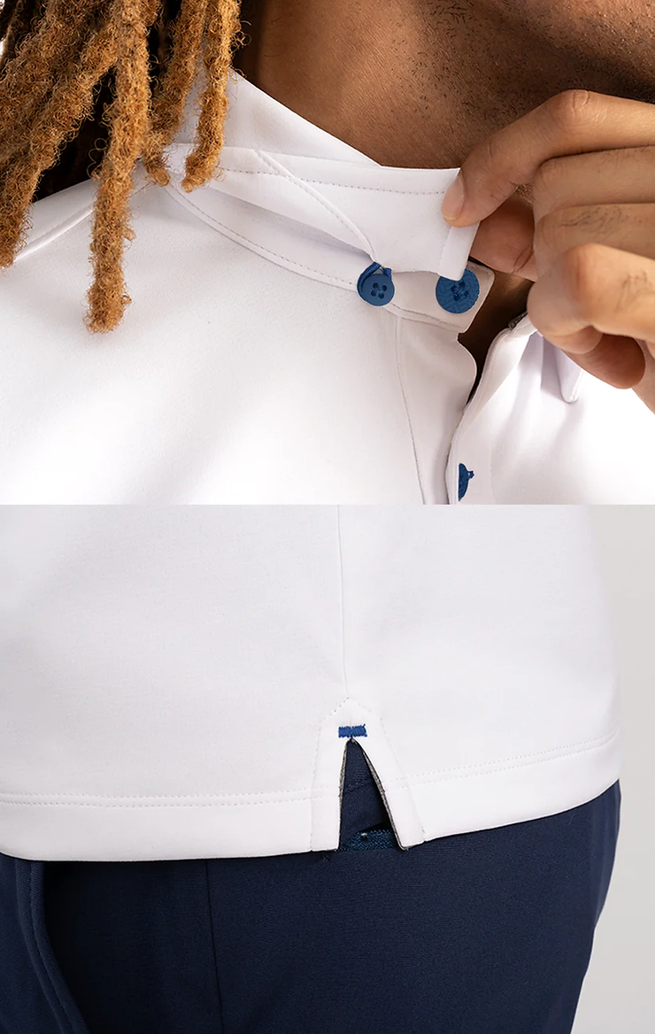 Twillory's unique button down collar.