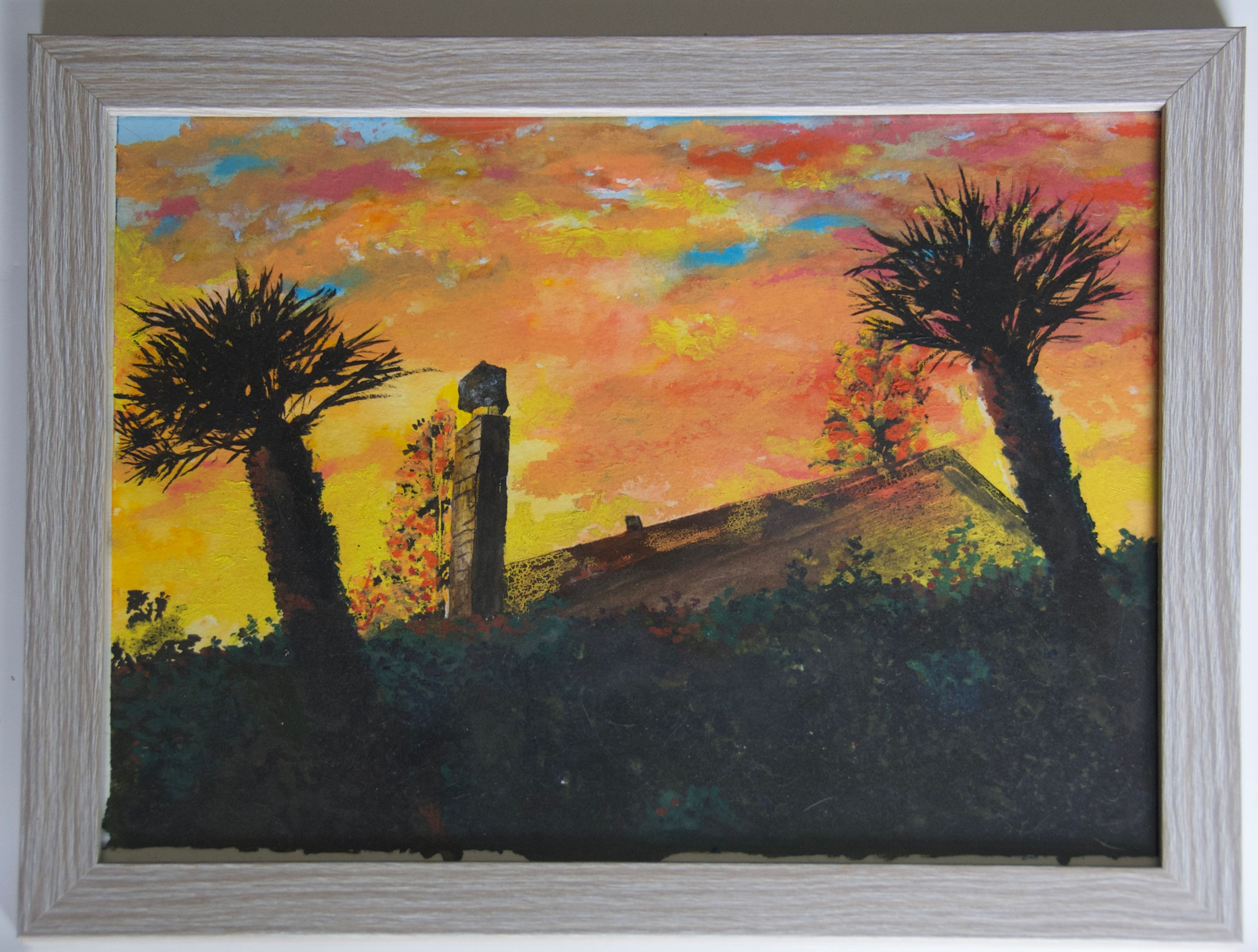 Sunset in the Backyard