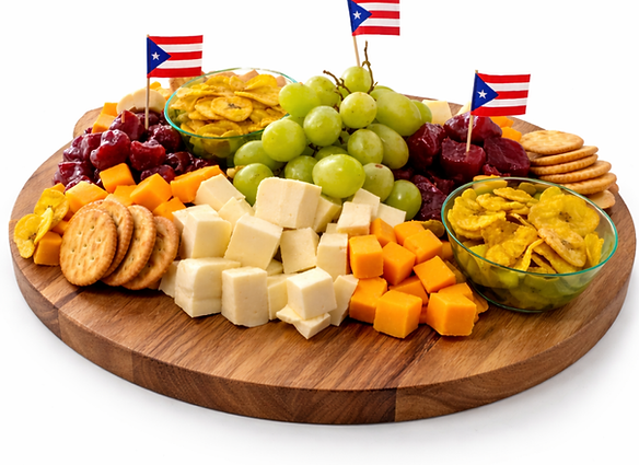 Custom Charcuterie board with meats, cheeses, fruits and crackers by Char-Cute with Me