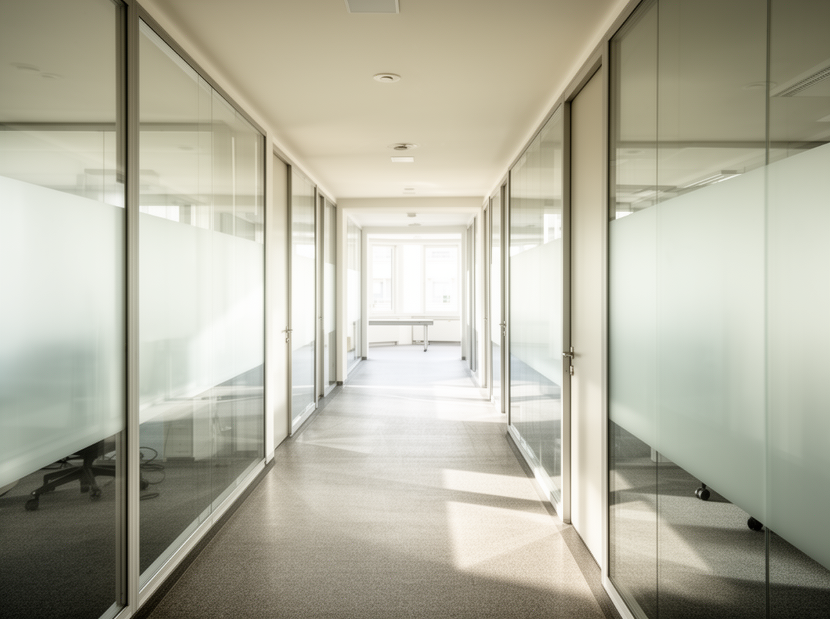 Kleines Büro mit Arbeitsplätzen, Cyberversicherung für kleine Büros und Vereine