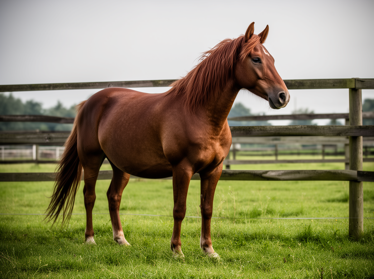 Pferd auf der Koppel – Pferdehaftpflicht für Halter