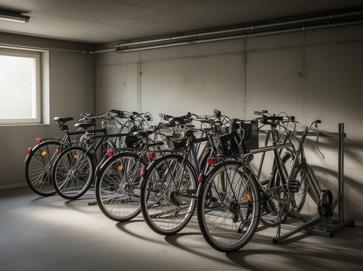 Fahrräder im Fahrradkeller – Diebstahlschutz für Pendler