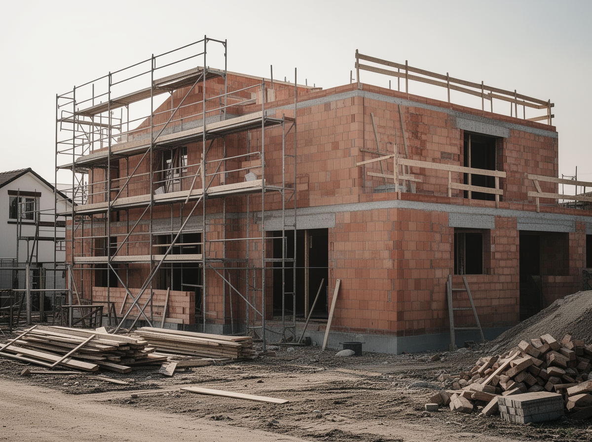 Rohbau auf der Baustelle – Eigenleistungen und Haftung