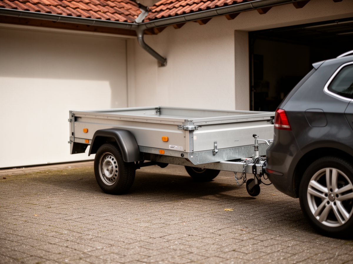 Anhänger mit Ladung – Transport von Trailerbooten