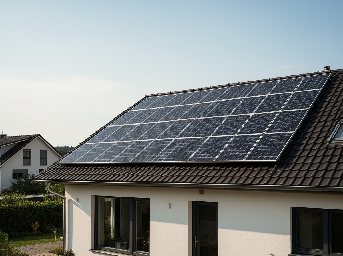 Ältere Photovoltaikanlage auf dem Dach – Absicherung technischer Defekte