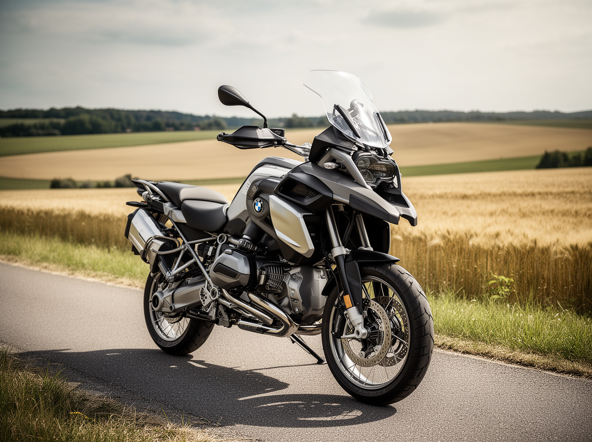 Motorrad auf der Landstraße – Schutzbrief für Zweiräder