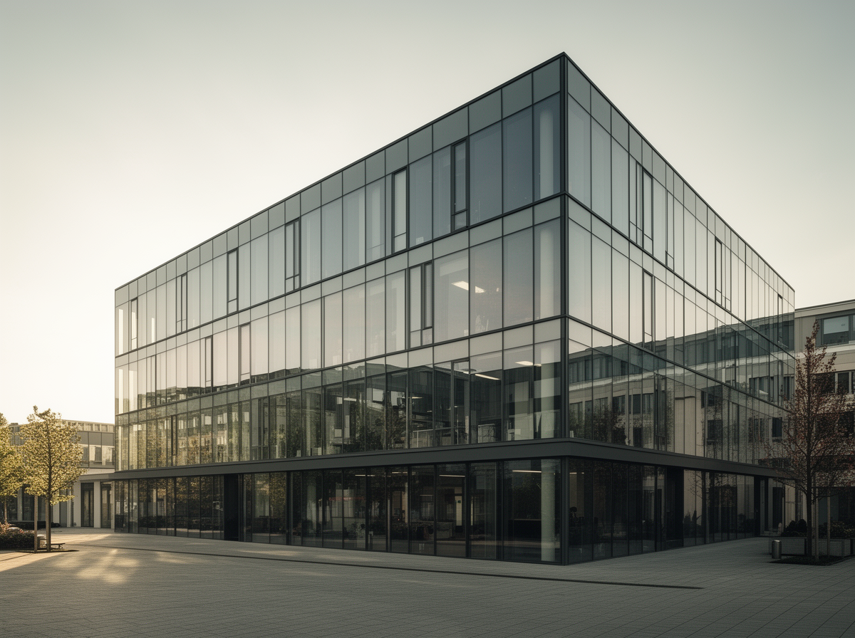 Glasfassade am Gebäude – Glasversicherung bei großen Glasflächen