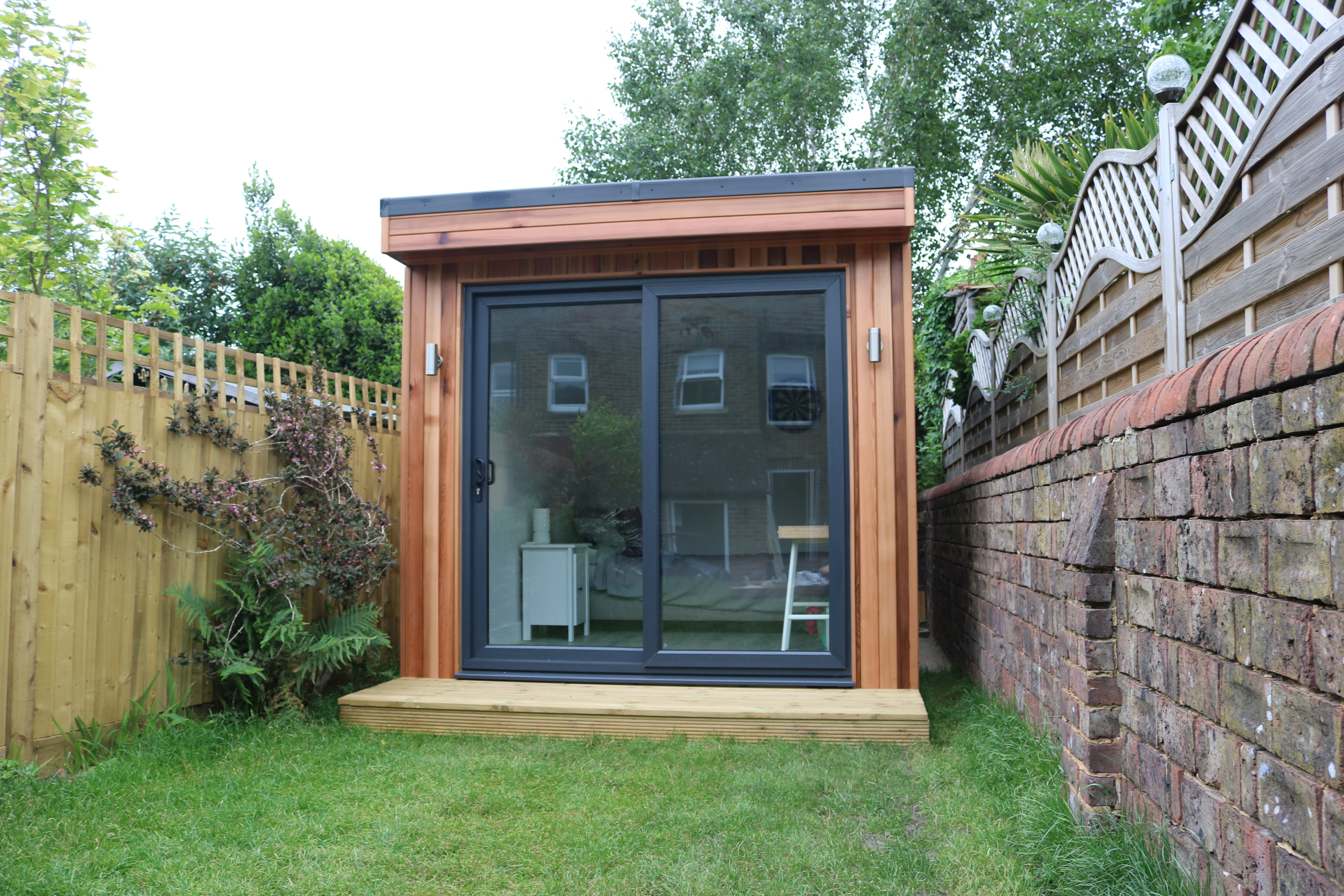 Narrow Garden Room in Cedar | Miniature Manors