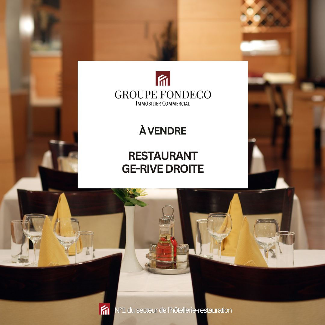 RIVE DROITE RESTAURANT AVEC TERRASSE PRIVEE