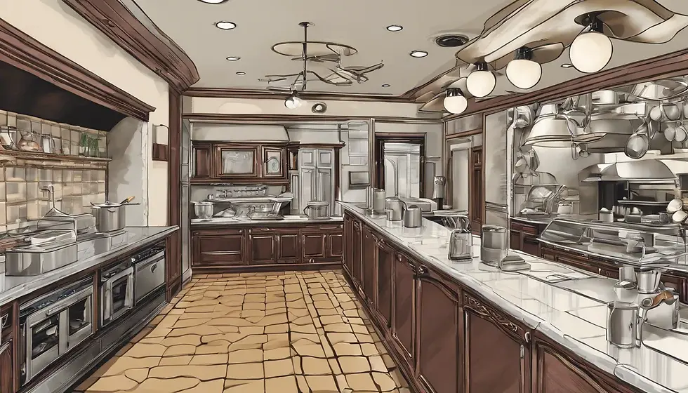 cuisine de restaurant