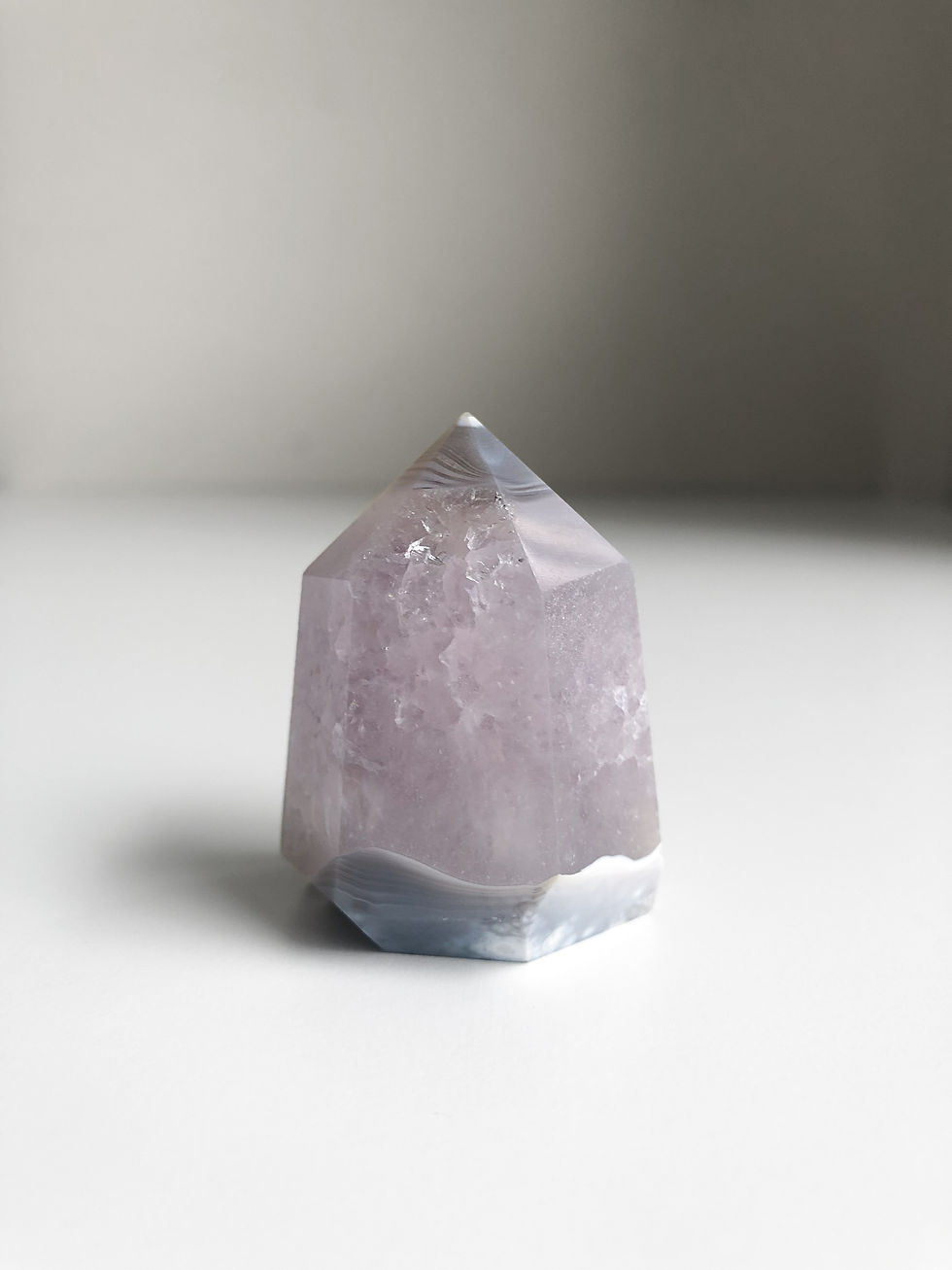 Miniature : Amethyst x Flower Agate x Citrine Tower - XSmall