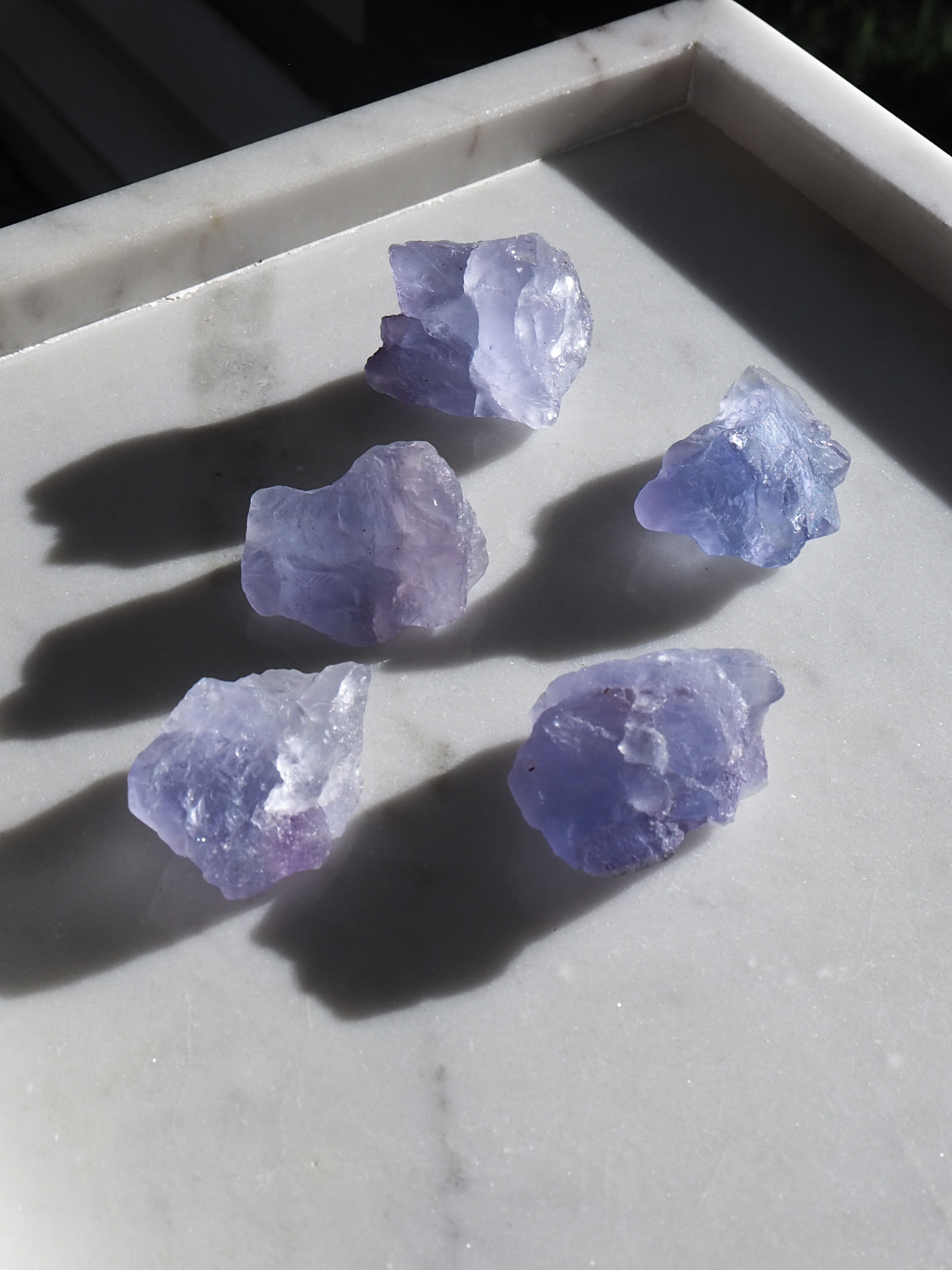 Blue Fluorite Raw Stones - Communictaion