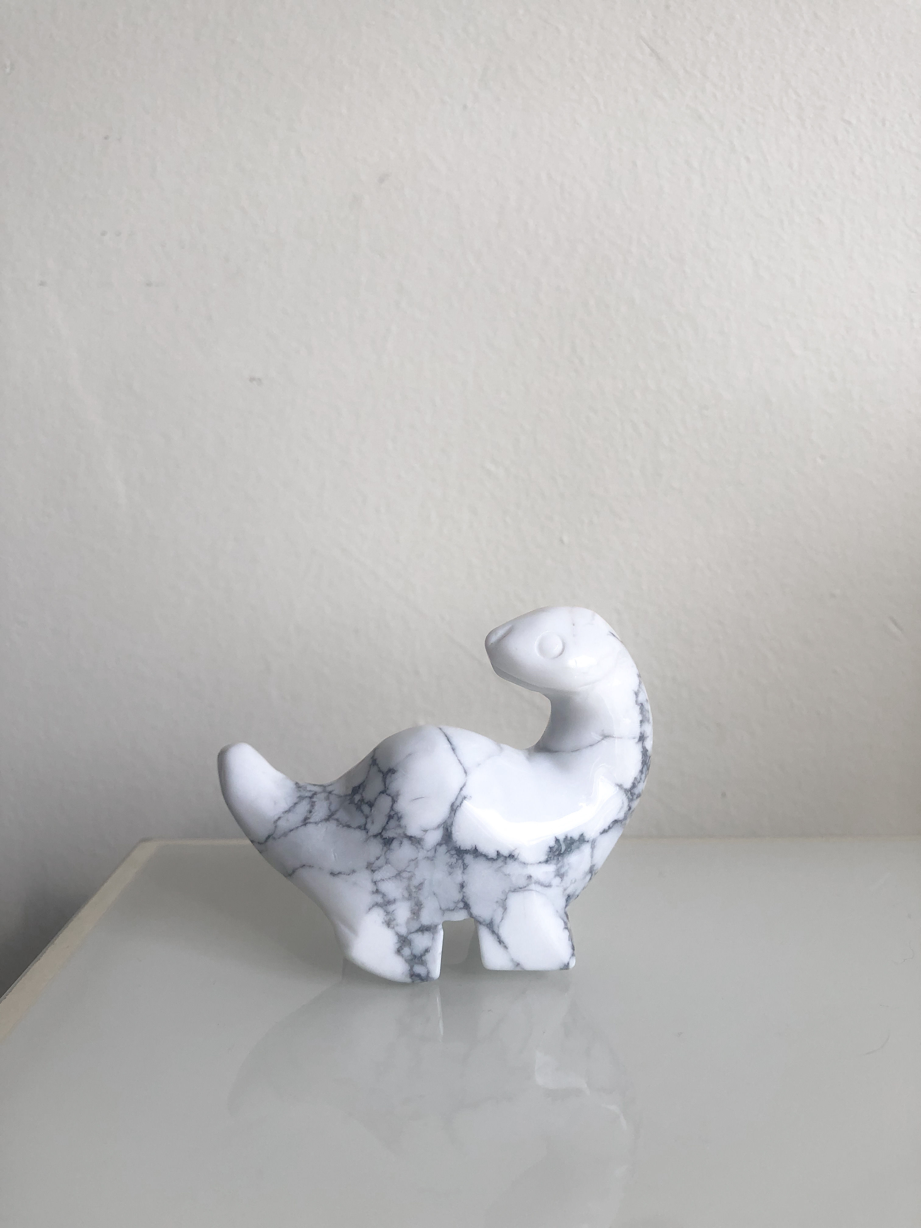 Howlite Dinosaur - Large - Calm