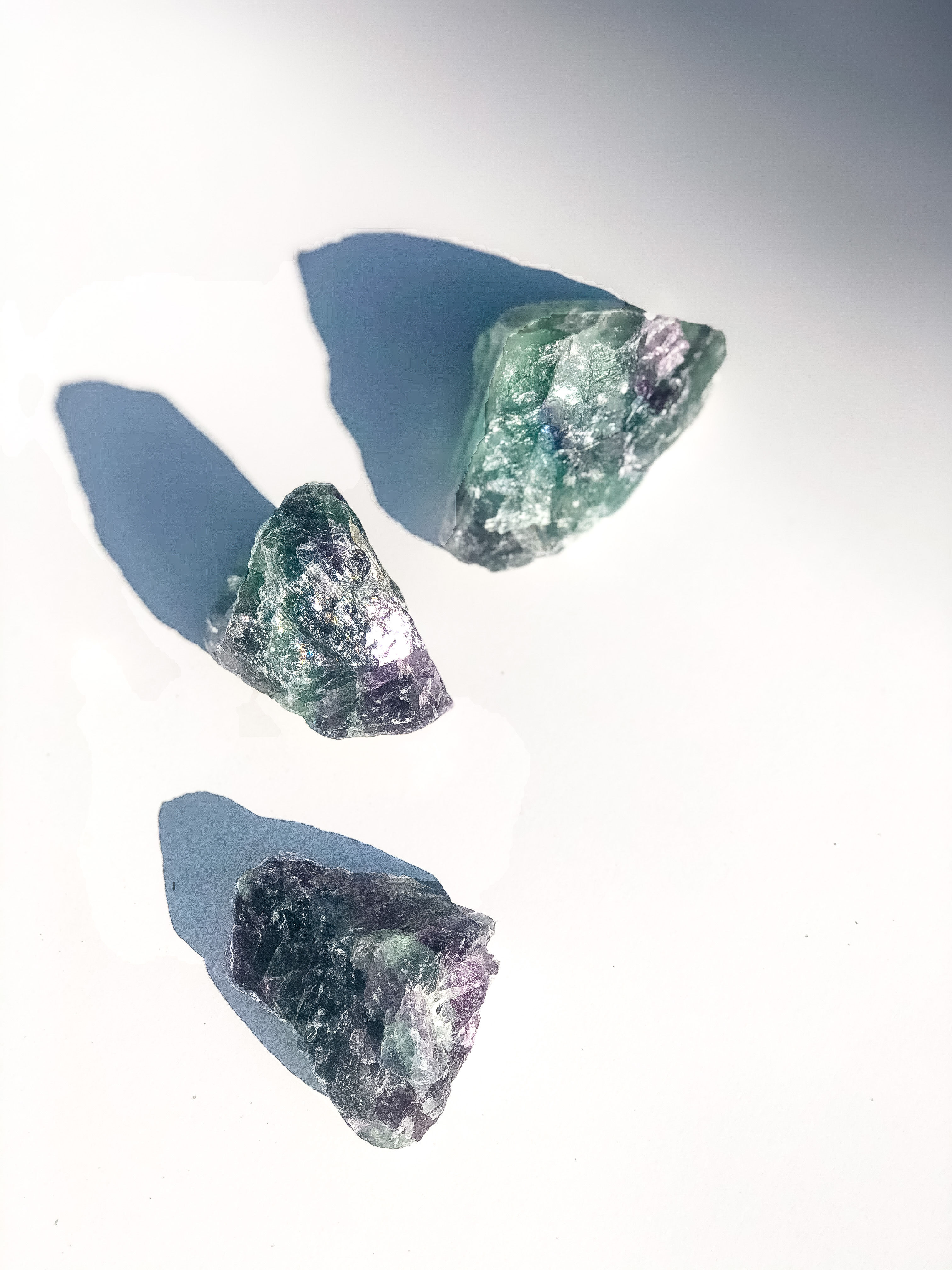 Raw Fluorite Natural Pieces