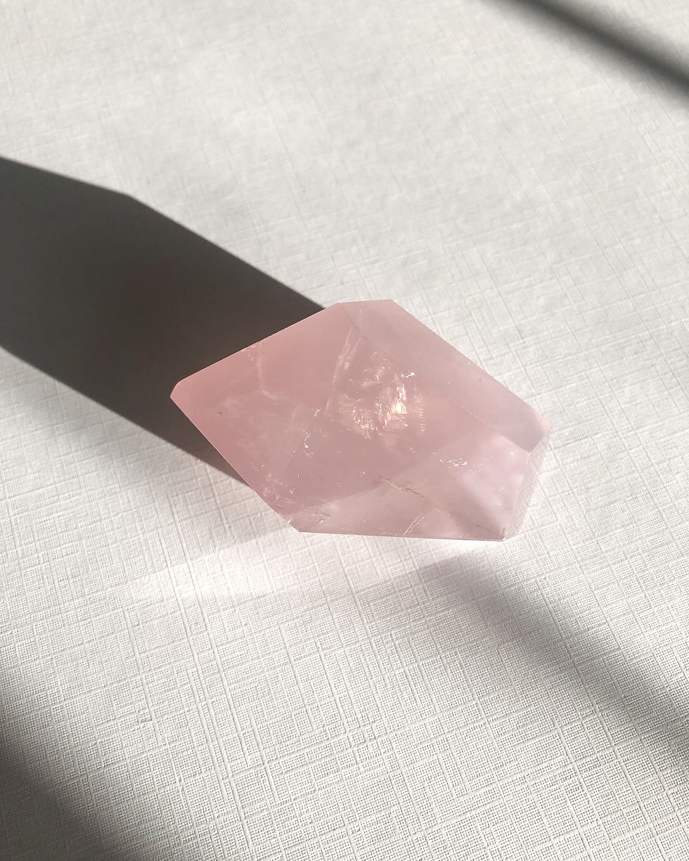 Miniature : Rose Quartz Polished Free Form - Small