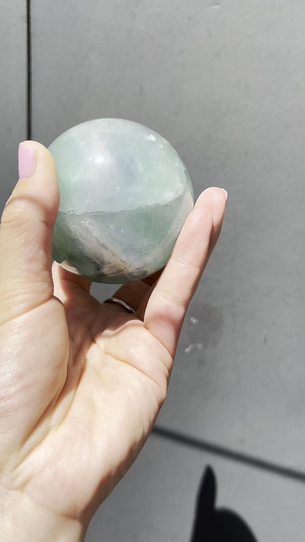 Miniature : Green Fluorite Sphere - Large
