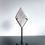 Thumbnail: White Moonstone Diamond with Stand #02 - Tenderness, Openness & Love