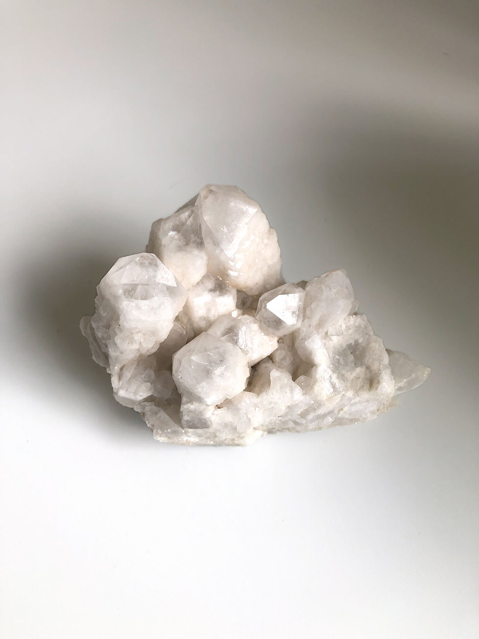 Thumbnail: Cathedral Calcite in Quartz Cluster - Large