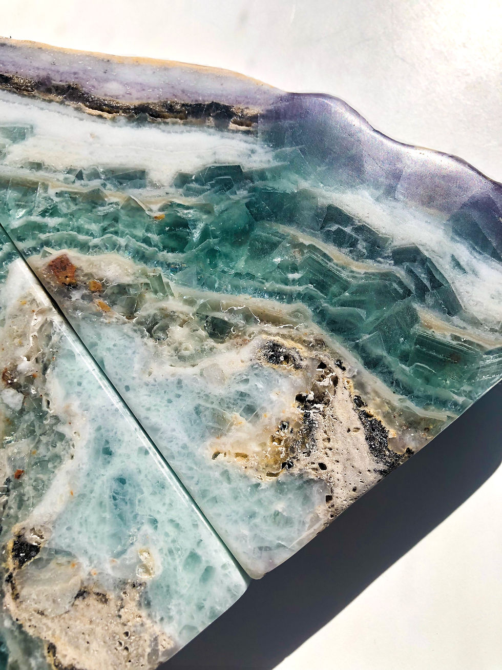 Miniature : Fluorite Bookends - Mexico - PAIR