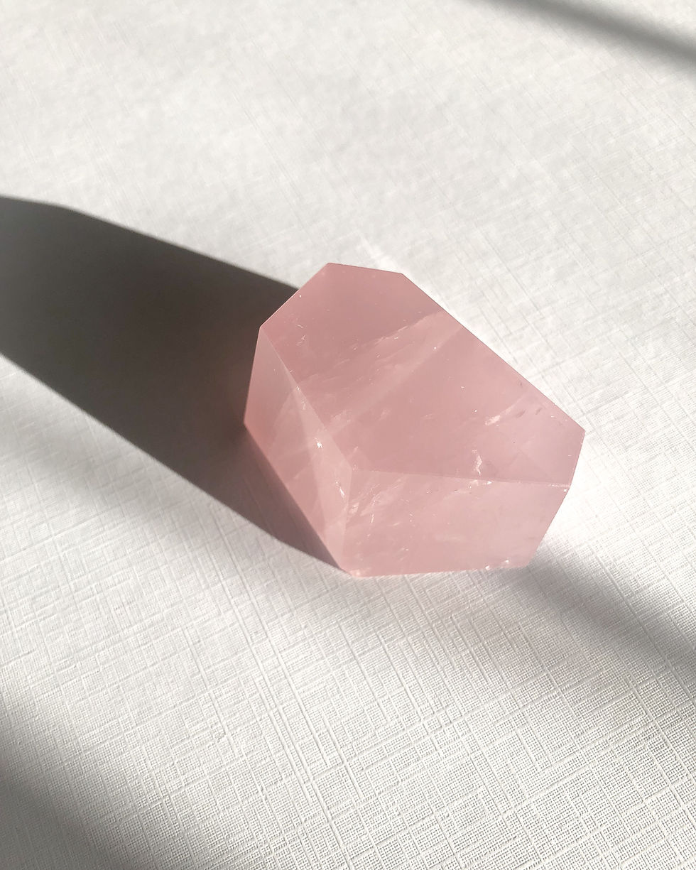 Miniature : Rose Quartz Polished Free Form - Small
