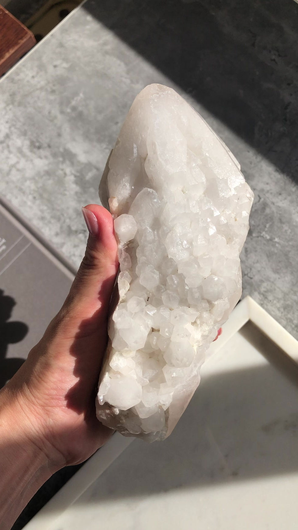 Thumbnail: Angel Wing Elestial Quartz Natural Cluster - XXL