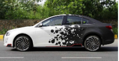 sedan custom graphics
