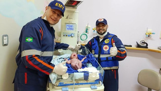 Mulher dá à luz dentro de ambulância do Samu em Farroupilha