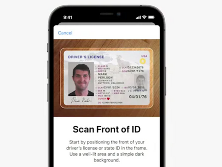 Storing ID using Apple Wallet