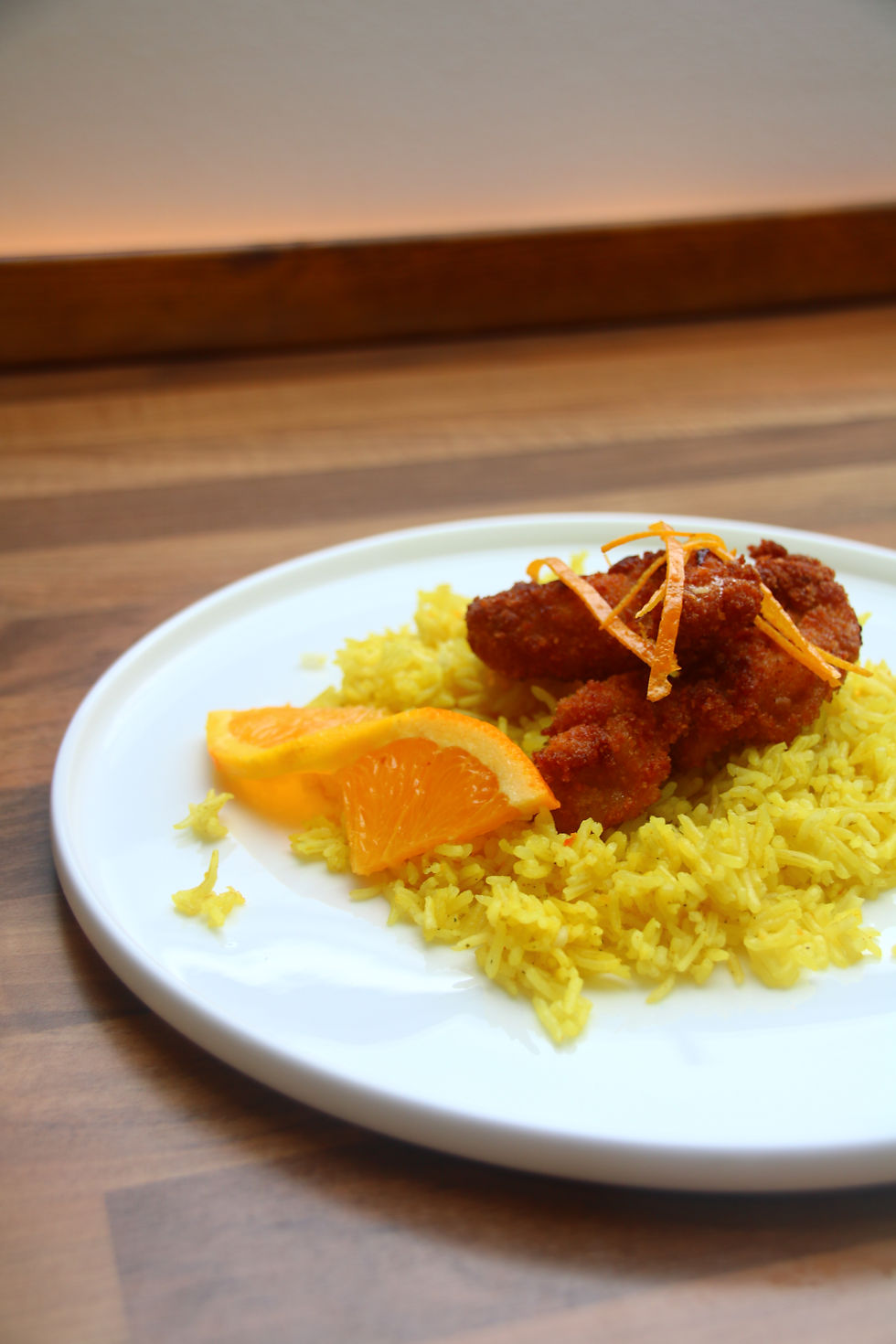 Crispy Chicken Tenders with sweet apricot jam