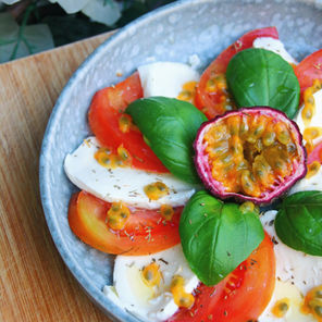 Maracuja sprinkled Mozarella - Klassiker Kick