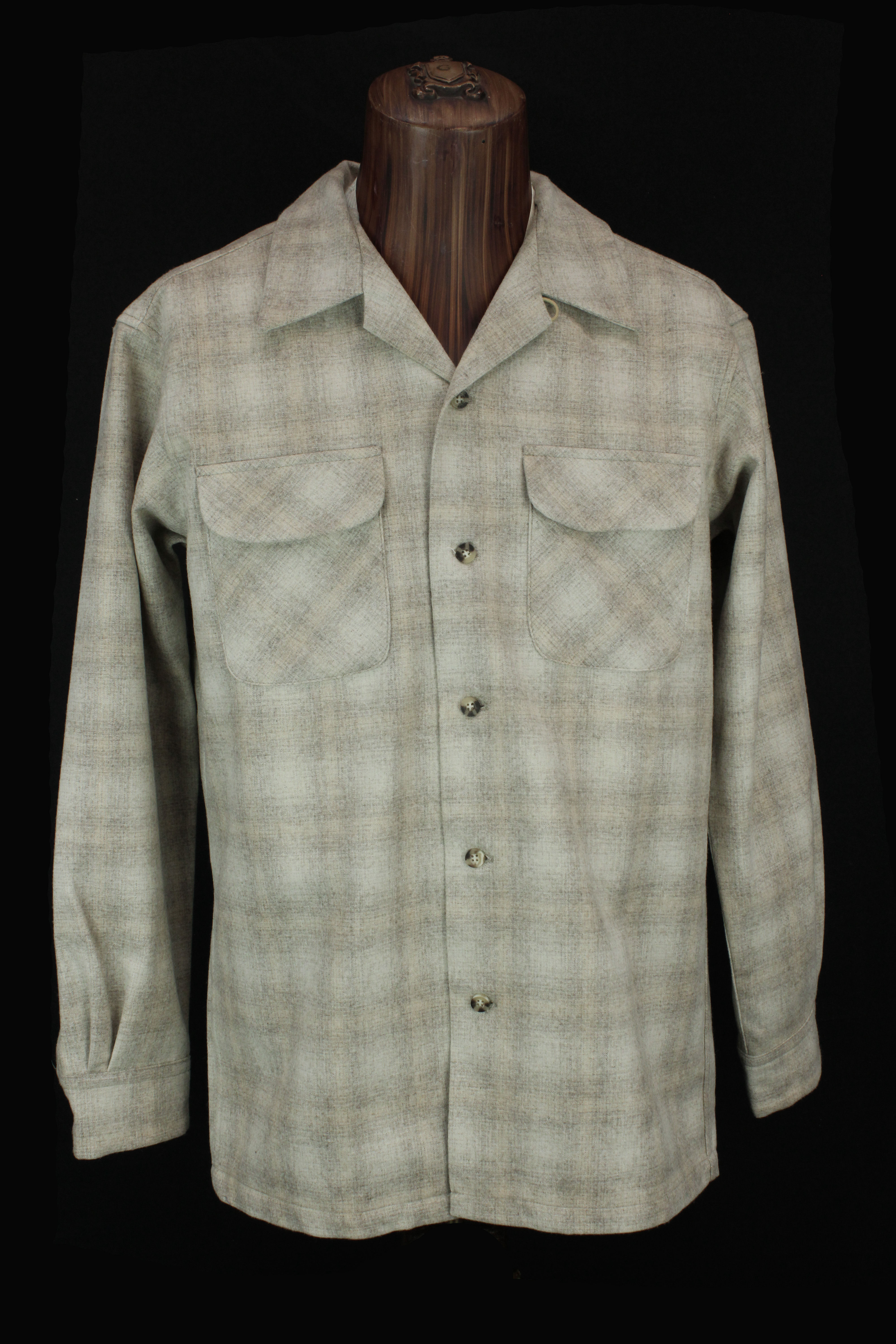 Pendleton Plaid Board Shirt Tan Ombre