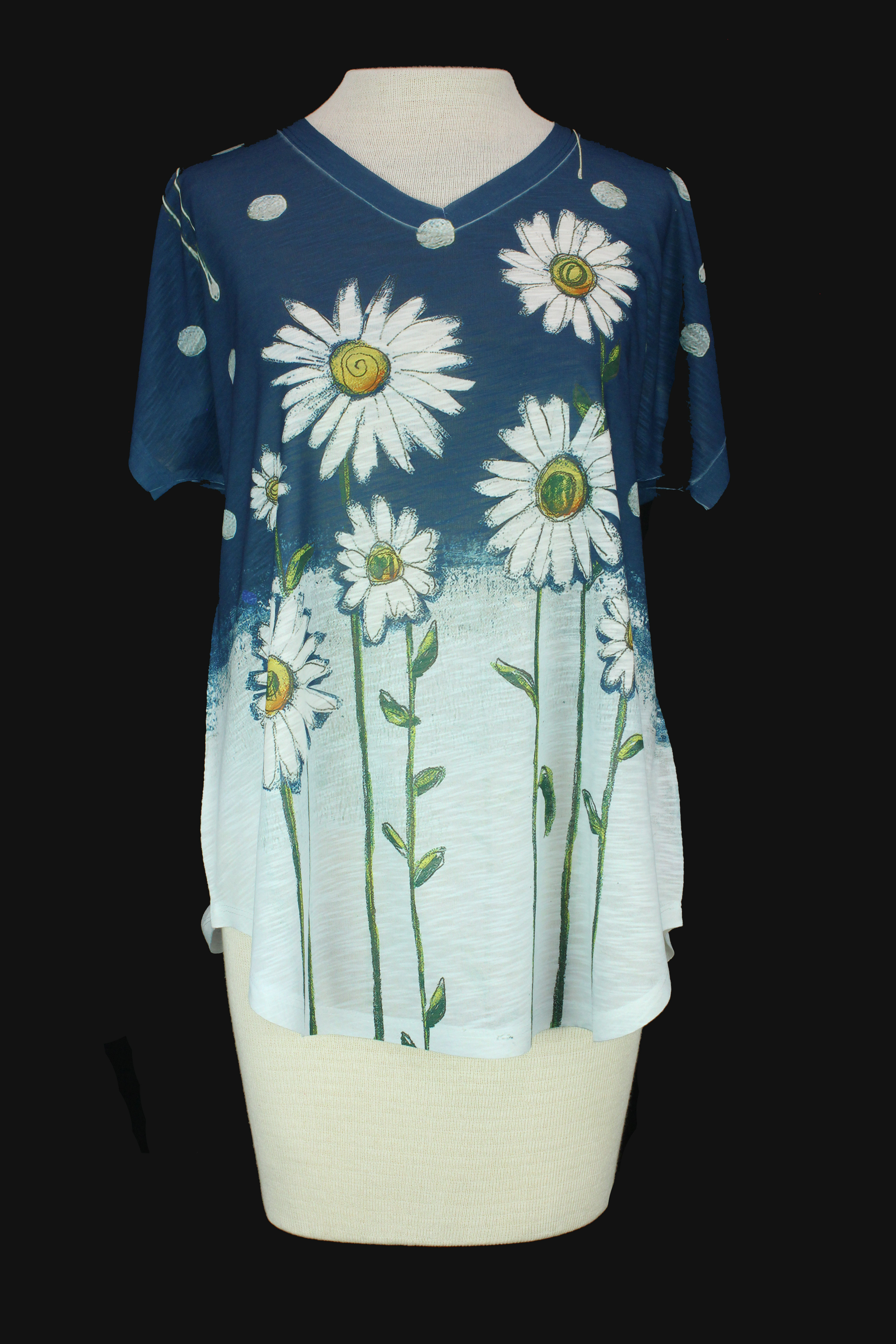 Jess & Jane Friendship Slub Knit Short Sleeve Top