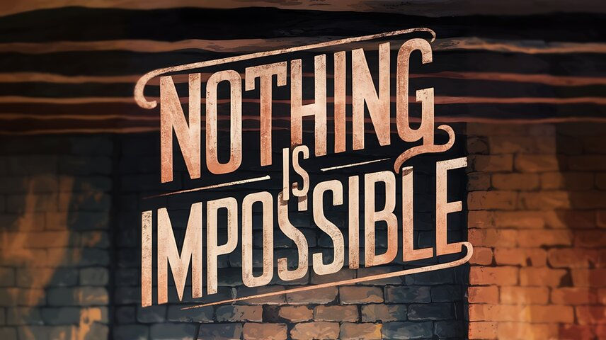 NOTHING IS IMPOSSIBLE TO A WILLING HEART