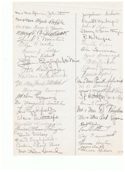 Holiday Party 1947 page 2