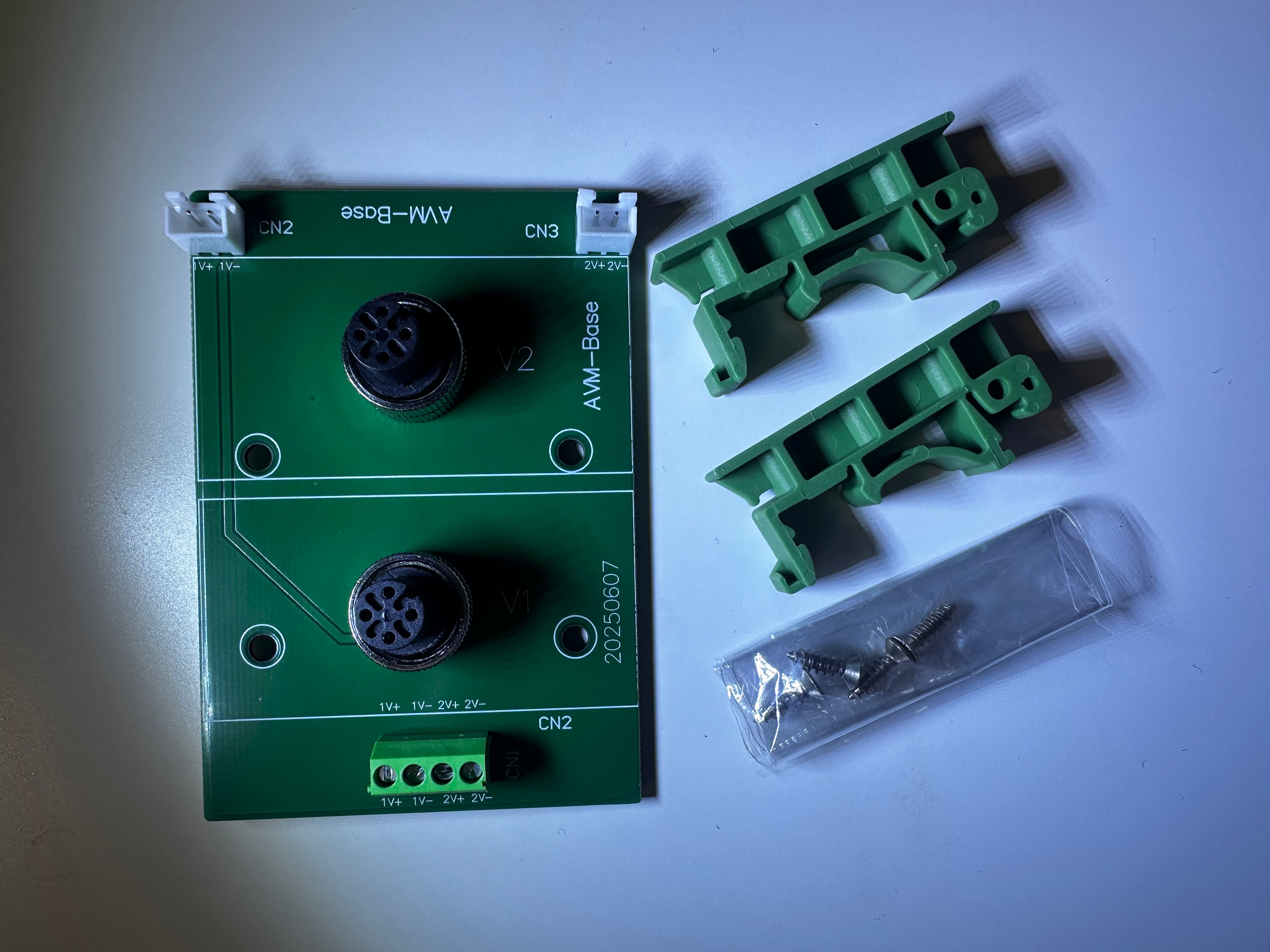 Dual AVM Din-Rail Base