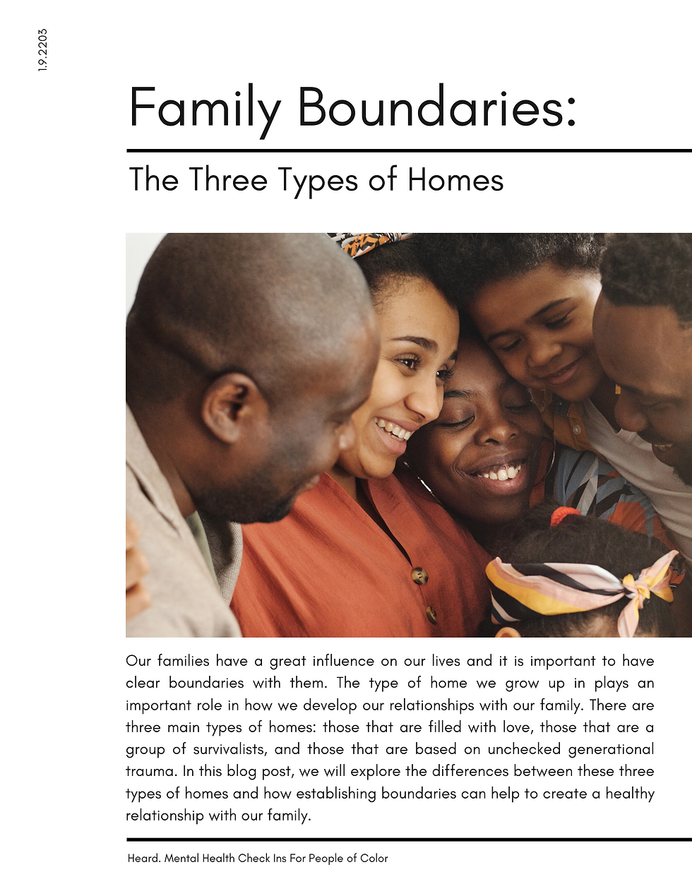 Family Boundaries: The Three Types Of Homes