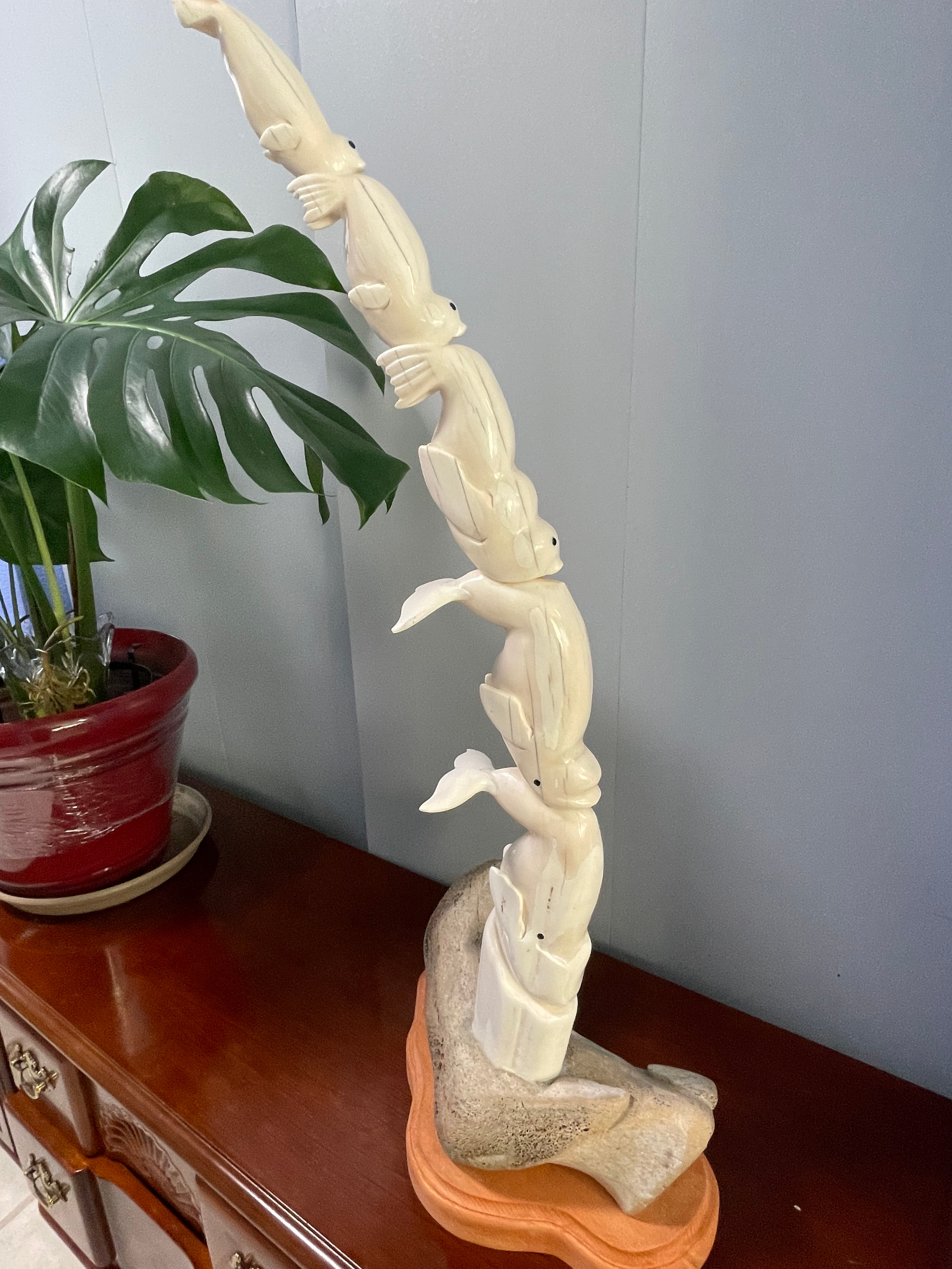 Alaskan Ivory Tusk Sculpture