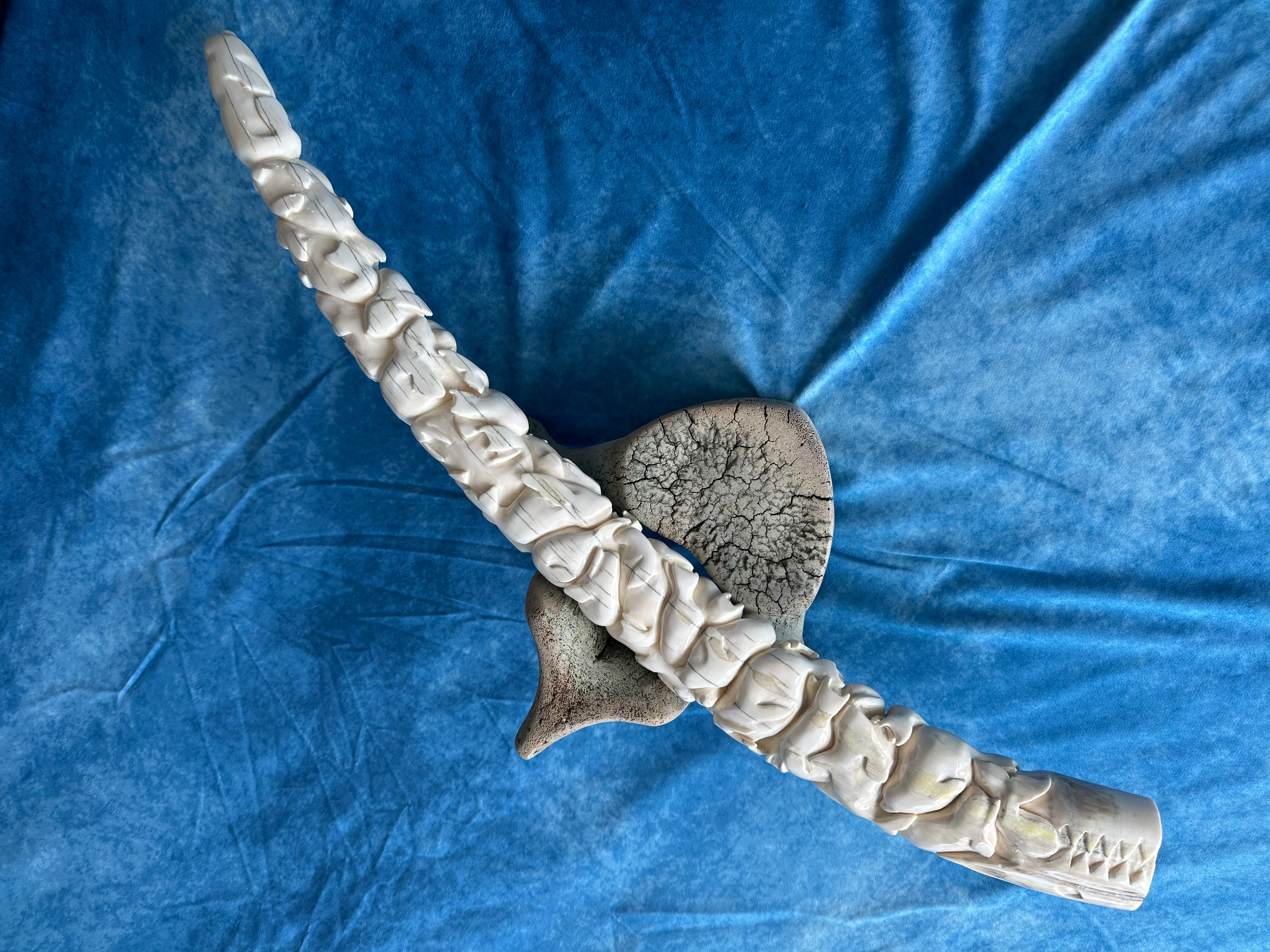 Southwestern Alaskan Ivory Tusk Sculpture