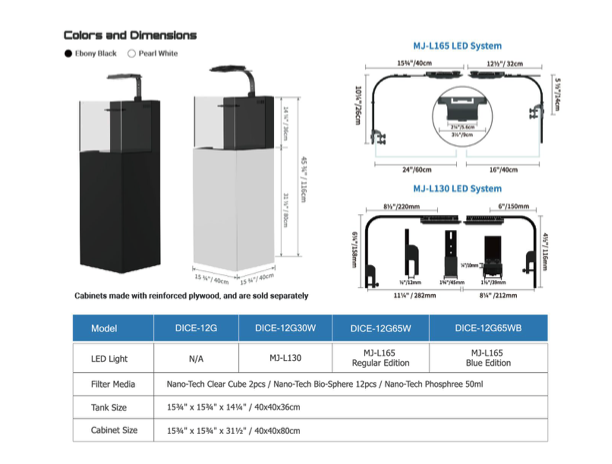 Thumbnail: Maxspect DICE Nano Cube 12G Cabinet Black