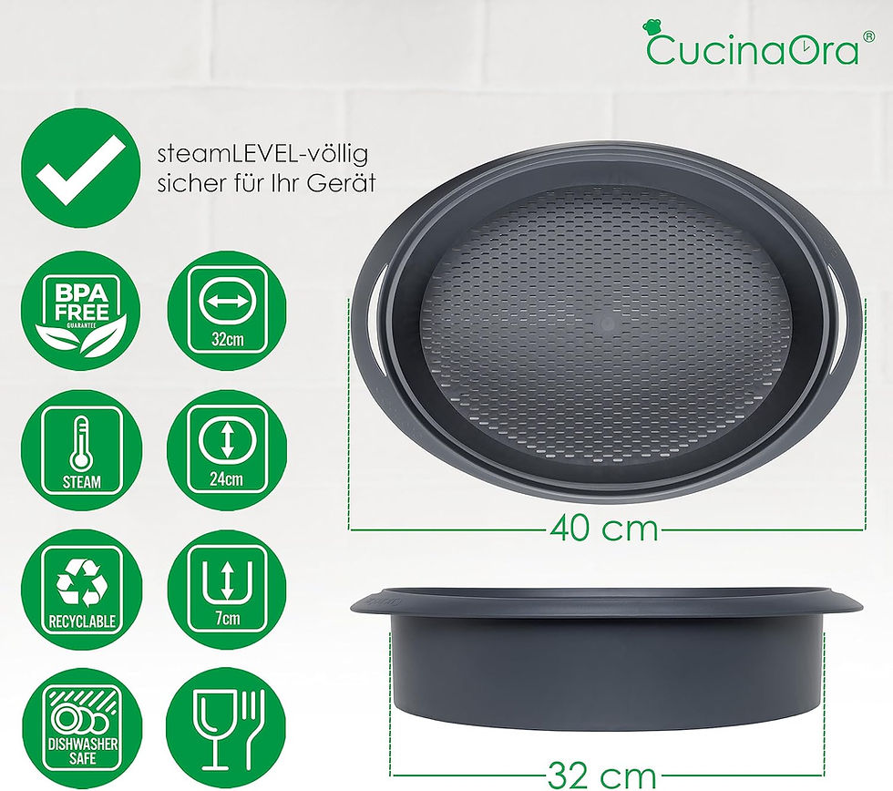 Miniatura: SteamLEVEL - Velká nádoba na Varomu pro Thermomix TM6, TM5, TM31