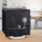 Ochranný obal na Thermomix a Monsieur Cuisine - Láska - černá
