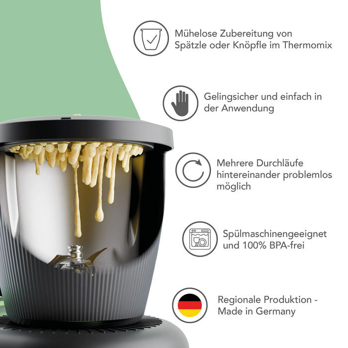 Miniatura: WunderSpatzl® - Nástavec na špecle pro Thermomix TM7