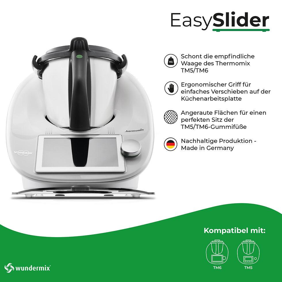 Miniatúra: EasySlider® - Posuvná podložka z akrylového skla pre Thermomix TM6, TM5 - šedá