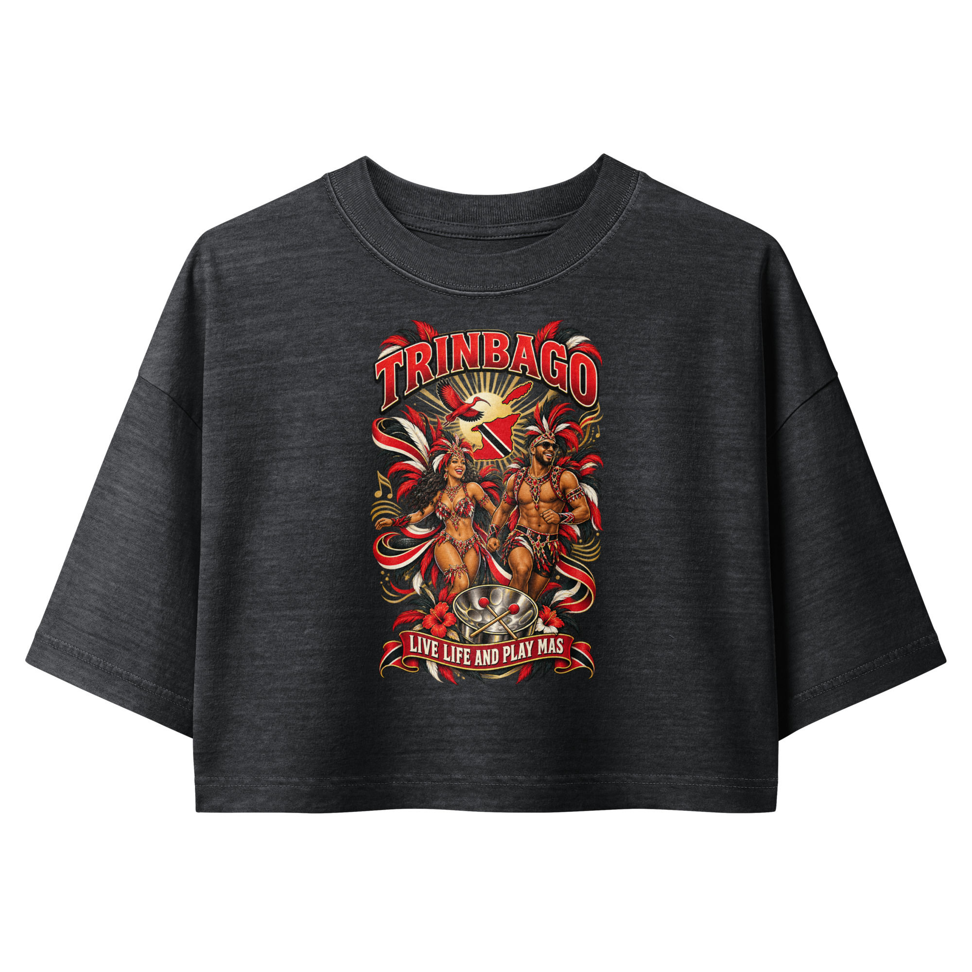 Women’s garment dye cropped tee